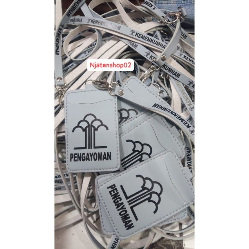 

lanyard Pengayoman silver/tempat id card pengayoman l