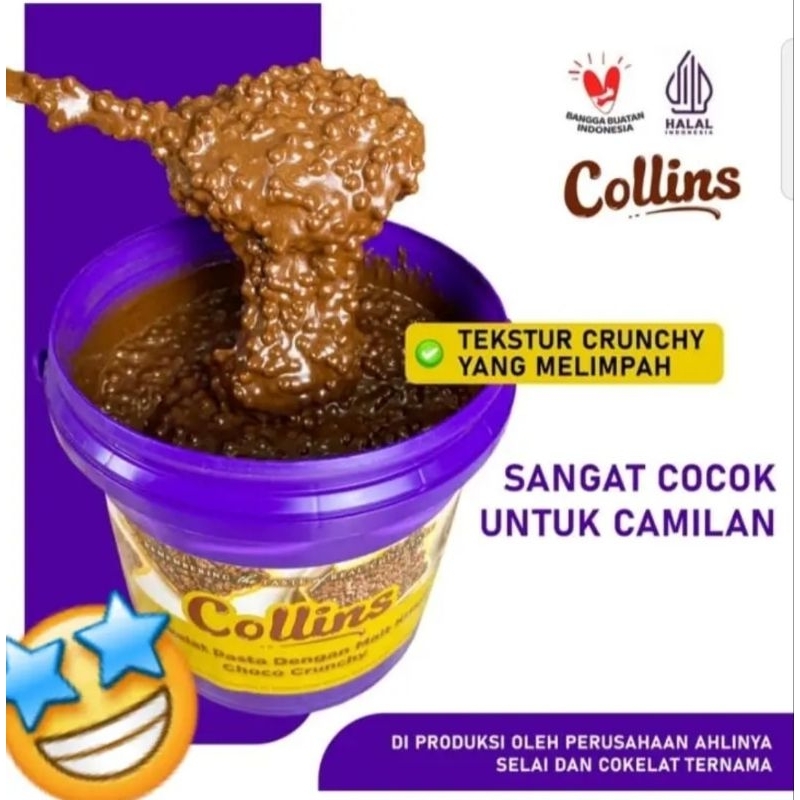 

MAKASSAR COLLINS CHOCO CRUNCHY 1 KG. VIRAL!!!