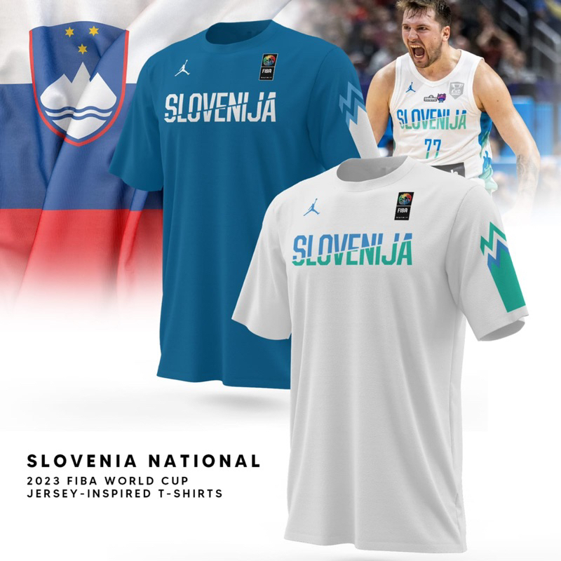 TSHIRT BASKET KAOS NBA SLOVENIA FIBA WORLD CUP 2023