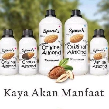 

almond milk Spencers 270ml original roasted | choco | vanilla