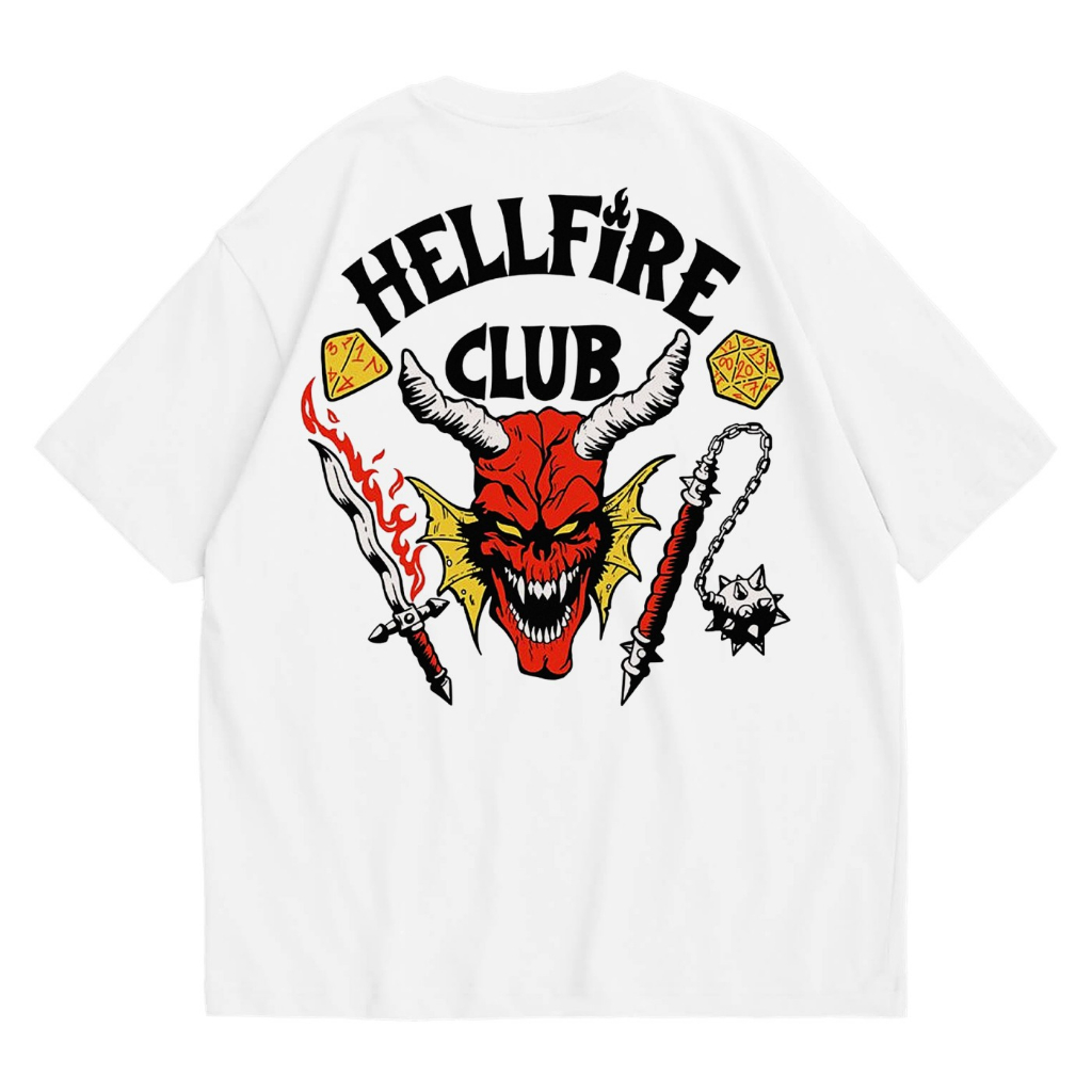 T-SHIRT | HELLFIRE CLUB | ROLLINGSTOUT | KAOS BAND METAL ROCK