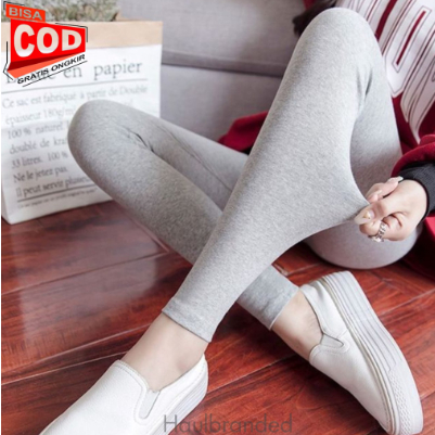 Legging Kaos Wanita Dewasa Panjang - Lejing Wanita Tebal - Lejing Wanita Import Tebal - Celana Leggi