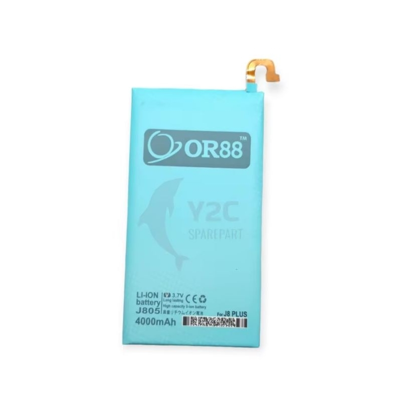 BATERAI OR88 SAMSUNG J8 PLUS / A6 PLUS / J805 / J8+ / A6+ DOUBLE POWER LONGLASTING ORIENS NEW BATRE