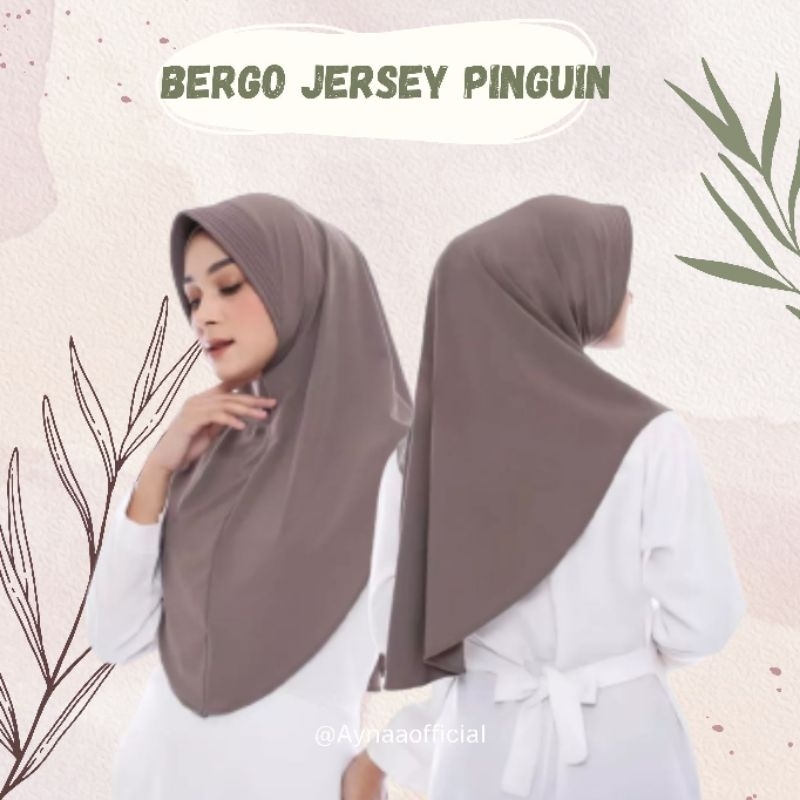 Hijab Instan Bergo Jersey Ameera  | Hijab Bergo Kanaya | Aynaaofficial_
