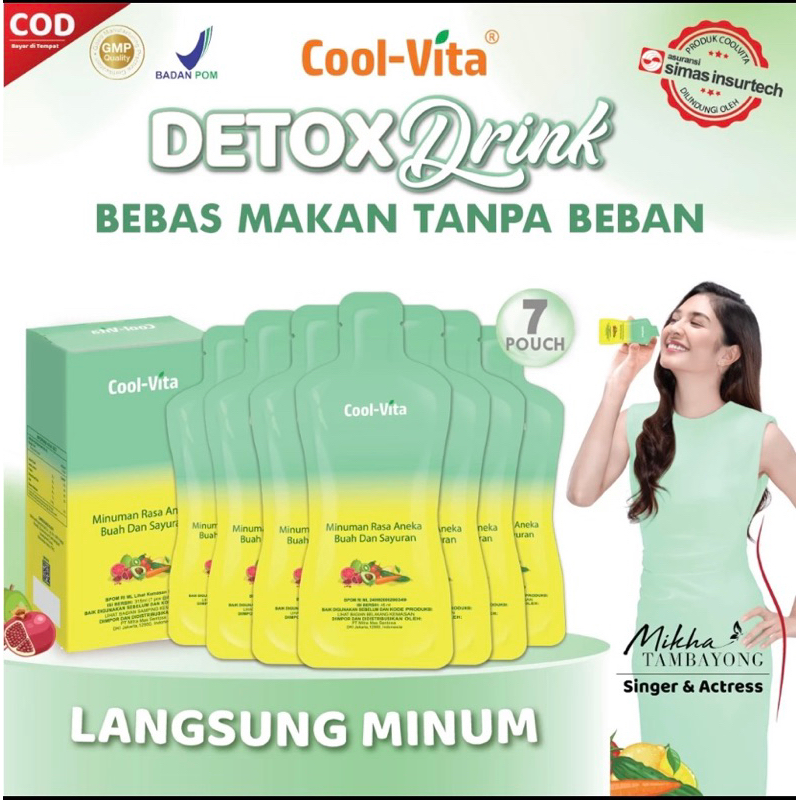 {READY}COOLVITA DETOX drink&collagen drink