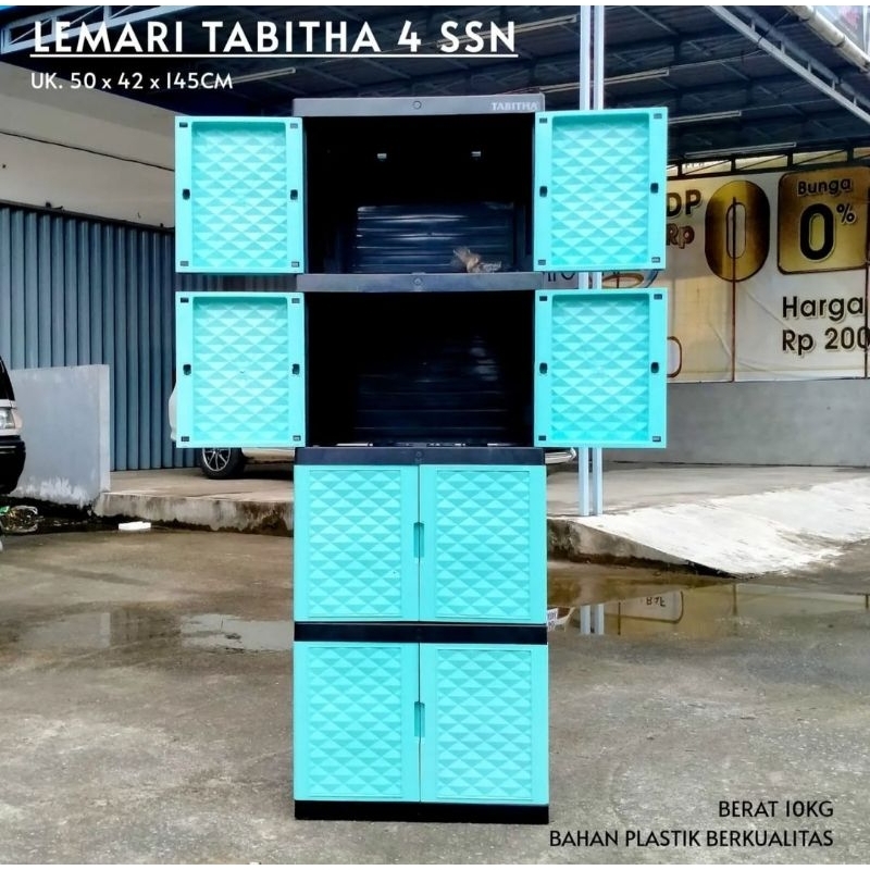 RK Lemari Plastik Tabita susun 4 - SUSUN 4