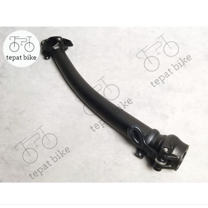 Handlepost Sepeda Lipat/Seli Litepro Tipe Lengkung Oversize