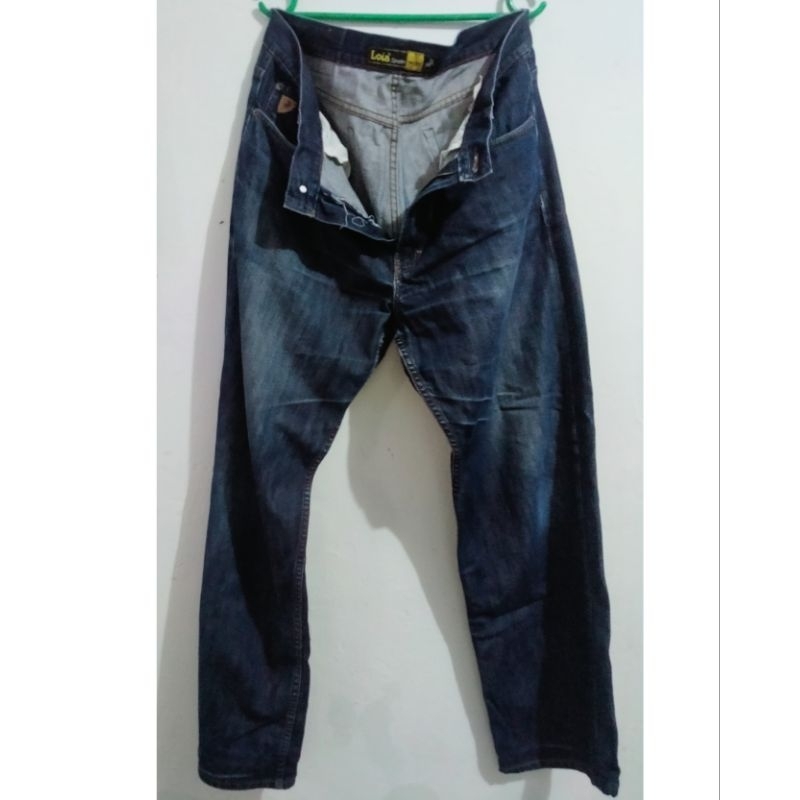 Preloved Lois Jeans Original Standard Size 34 Celana Panjang Pria