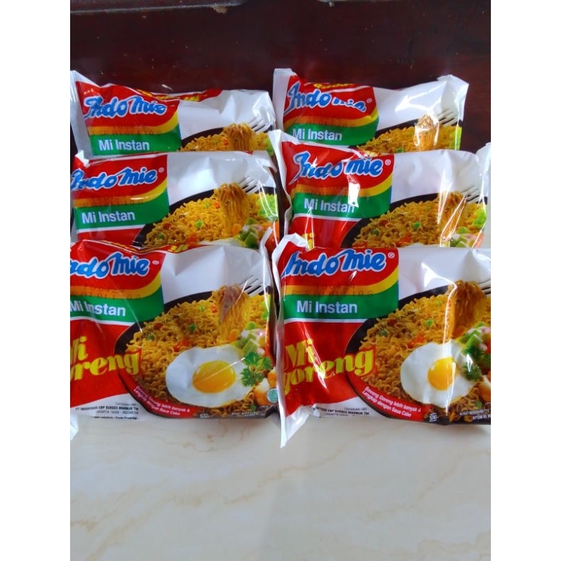 

Indomie goreng paket isi 6