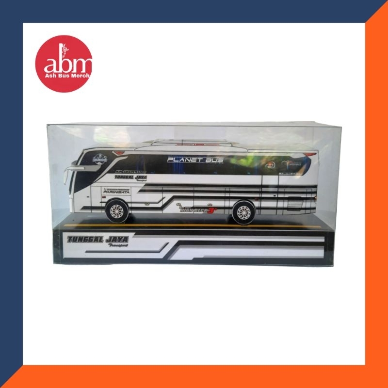 Miniatur Bus / Miniatur Bis Papercraft Tunggal Jaya Kids Panda