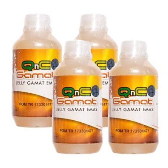 JELLY GAMAT QNC 300 ML - KAPSUL GAMAT EMAS ASLI ISI 50