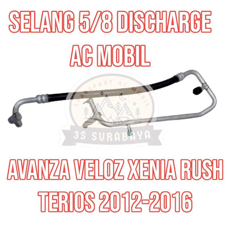 Selang Discharge Ac mobil Avanza Xenia Rush Terios Single Double Blower 2003-2011 2012-2016 Ac Mobil