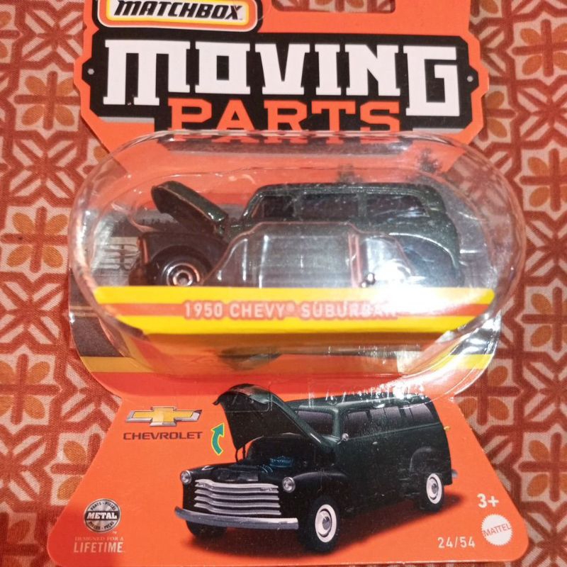 MATCHBOX MOVING PARTS 1950 CHEVY SUBURBAN HIJAU