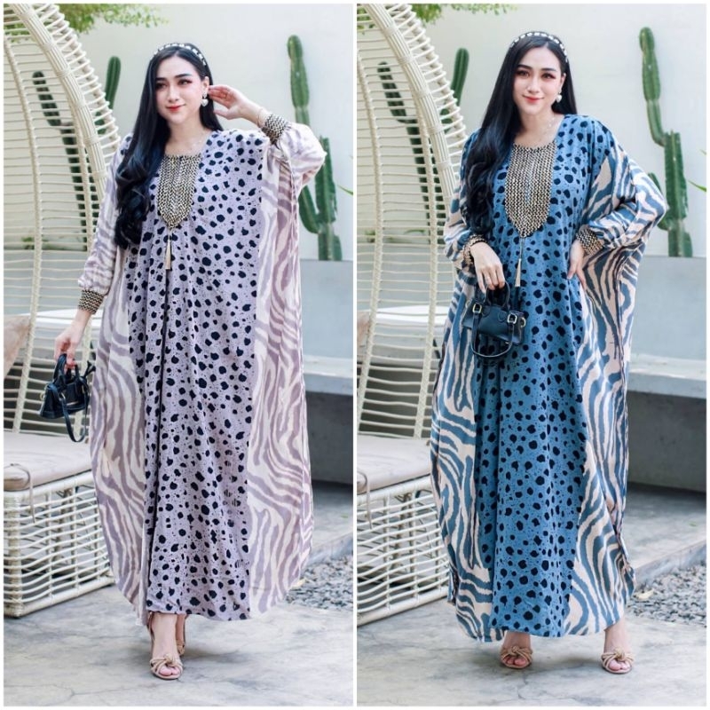 GAMIS RAYON KAFTAN RENDA ARAB PREMIUM GAMIS KAFTAN SULTAN JUMBO