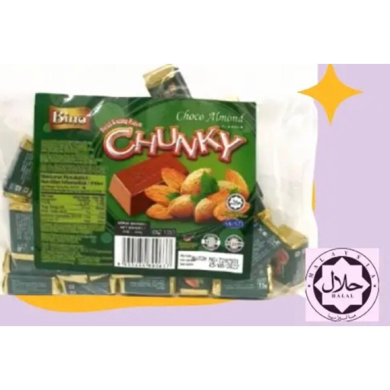

Chunky almond cokelat malaysia exp 02.2026