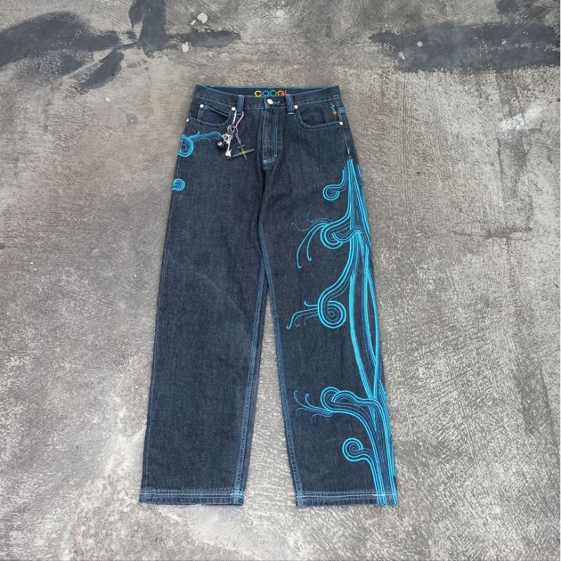 BAGGY JEANS COOGI BLUE HERITAGE NOT DOGTOWN EVISU JNCO