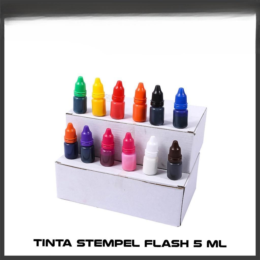 

Tinta Refill Stempel Flash 5ml I Otomatis Anti Luntur I Stample I Stampel