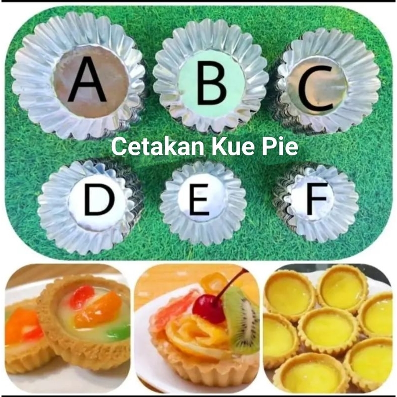 Cetakan Kue Pie/Soes/Pie Susu/Pie Brownies/Pie Buah