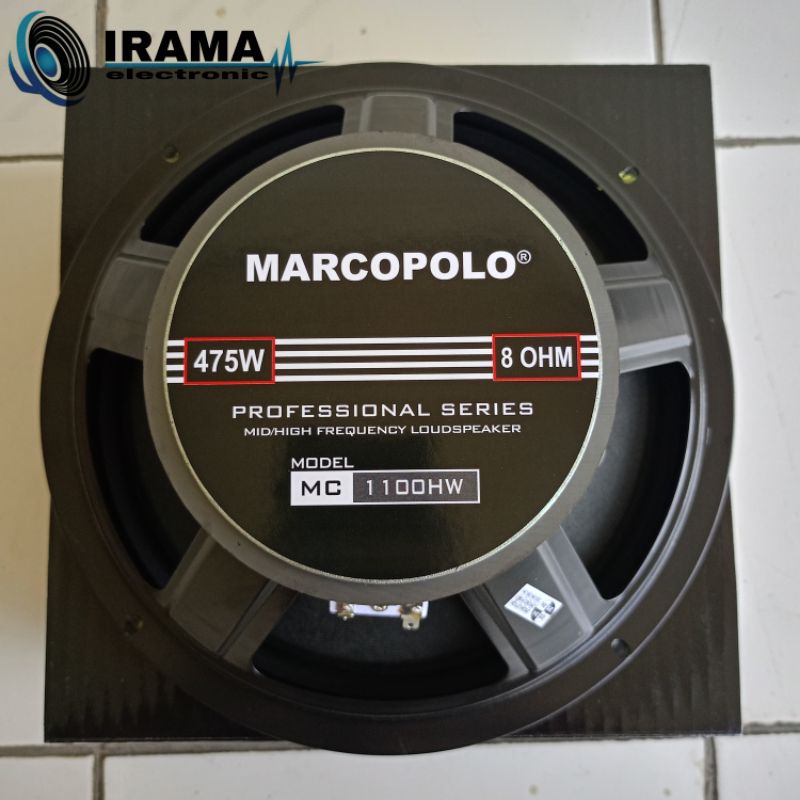 Speaker Full Range Marcopolo 10 inch MC 1100 HW