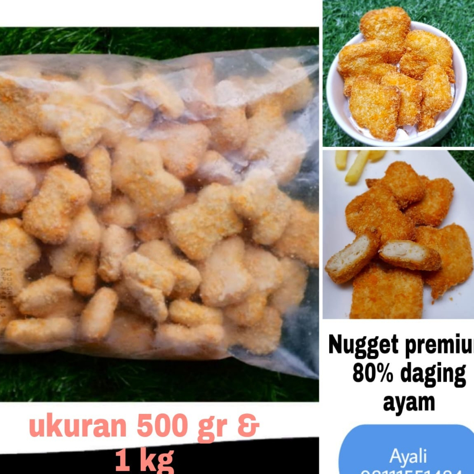 

Nugget Ayam premium 500 gr /nugget Holtmeat