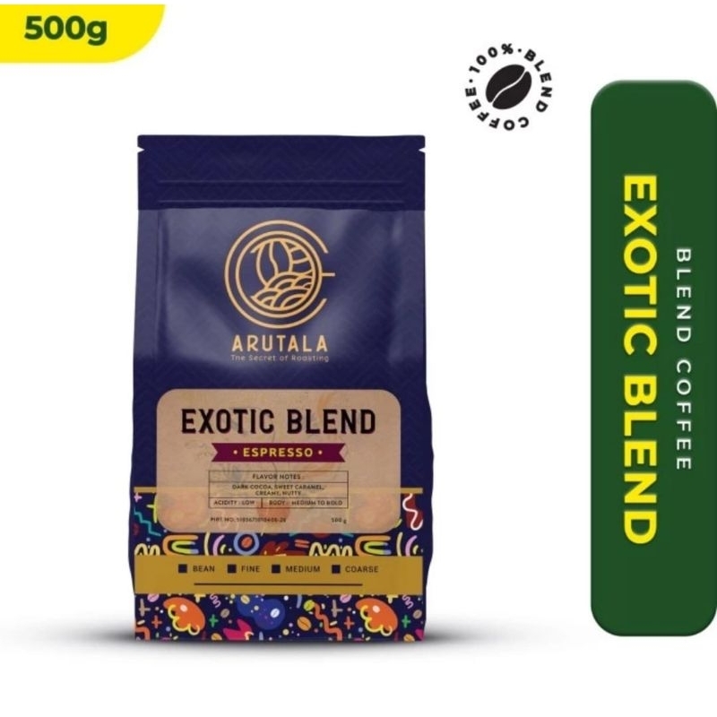 

ARUTALA Kopi Exotic Blend Espresso 550 gram - Biji