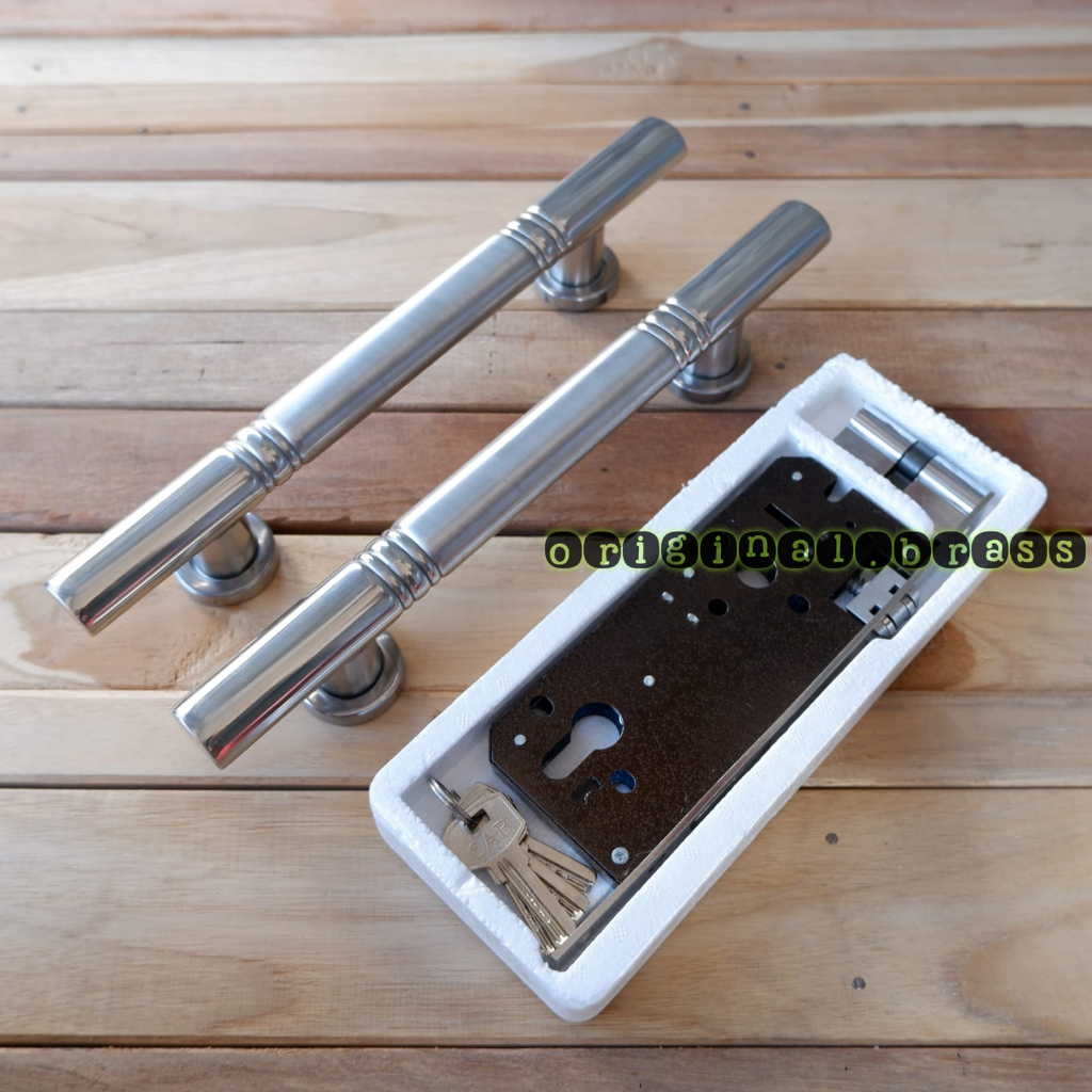 Gagang pintu rumah minimalis set kunci