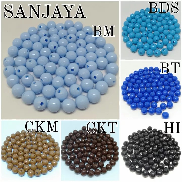 Manik Bulat / Mote Susu / Manik Susu / Manik Susu Pastel / Mote Bulat / Manik Susu Bulat / Mote Susu