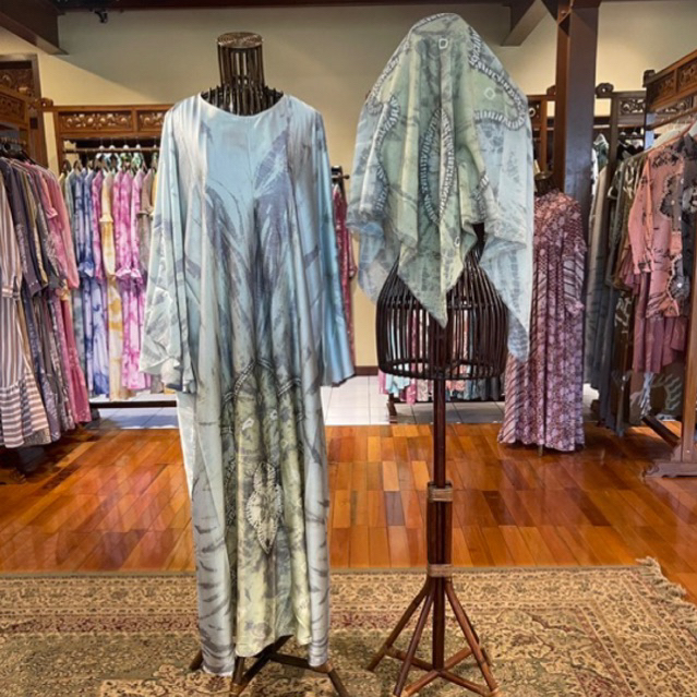 Abiza Kaftan Dress daster Gamis  Batik Abstrak By Dian Pelangi ( ORIGINAL ) Limited Edition 