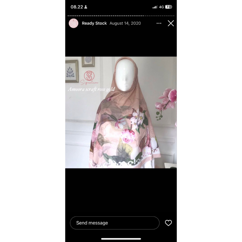 preloved khimar ys signature