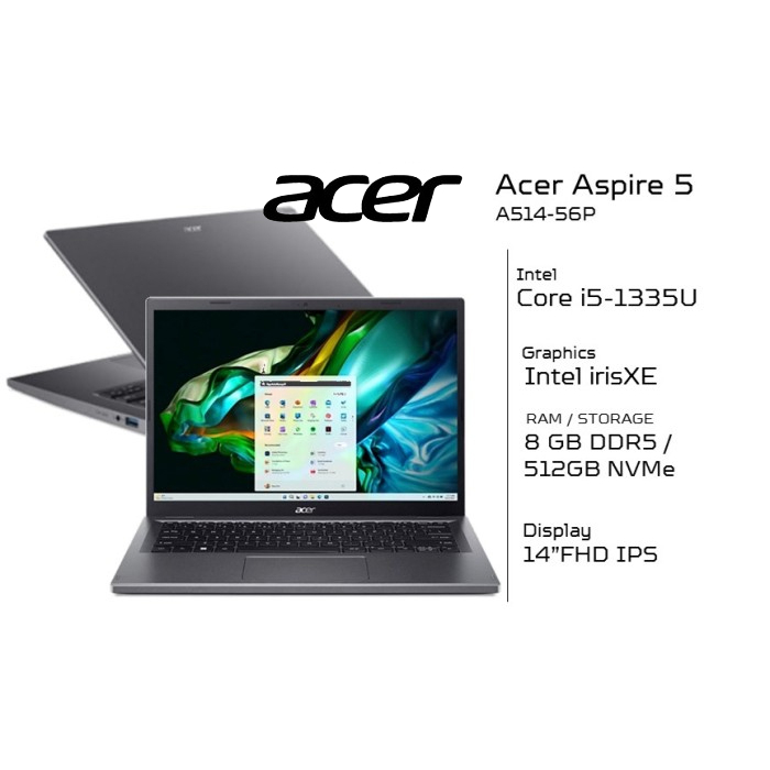 LAPTOP ACER ASPIRE A514-56P-53L8 Intel Core i7-1335U