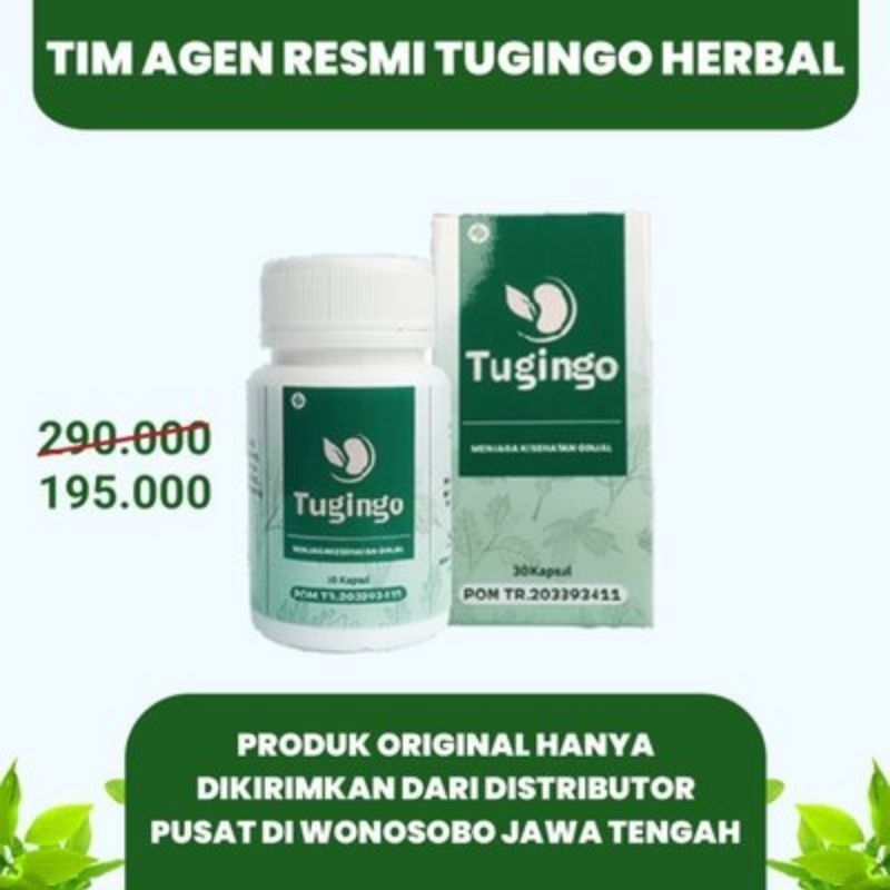 TuginGo Kapsul Herbal Solusi Masalah Ginjal (30 Kapsul)