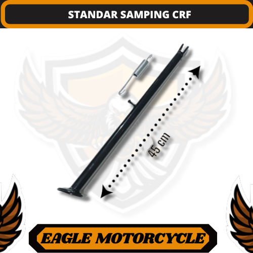 Standar Samping CRF KLX Dtracker WR Panjang 45 cm Hitam