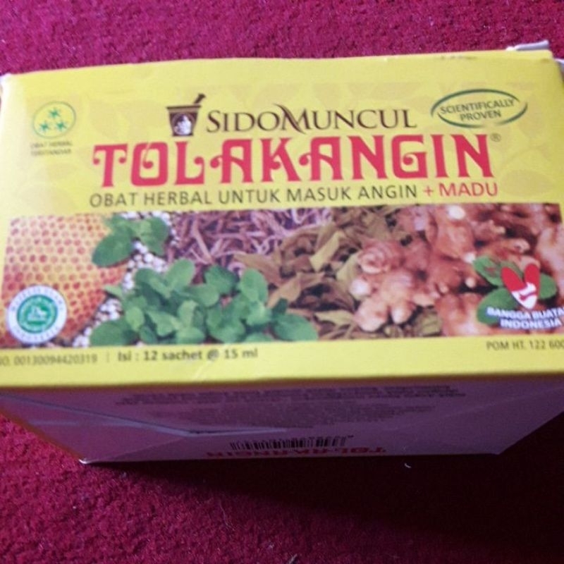 Tolak angin sidomuncul isi 12 sachet
