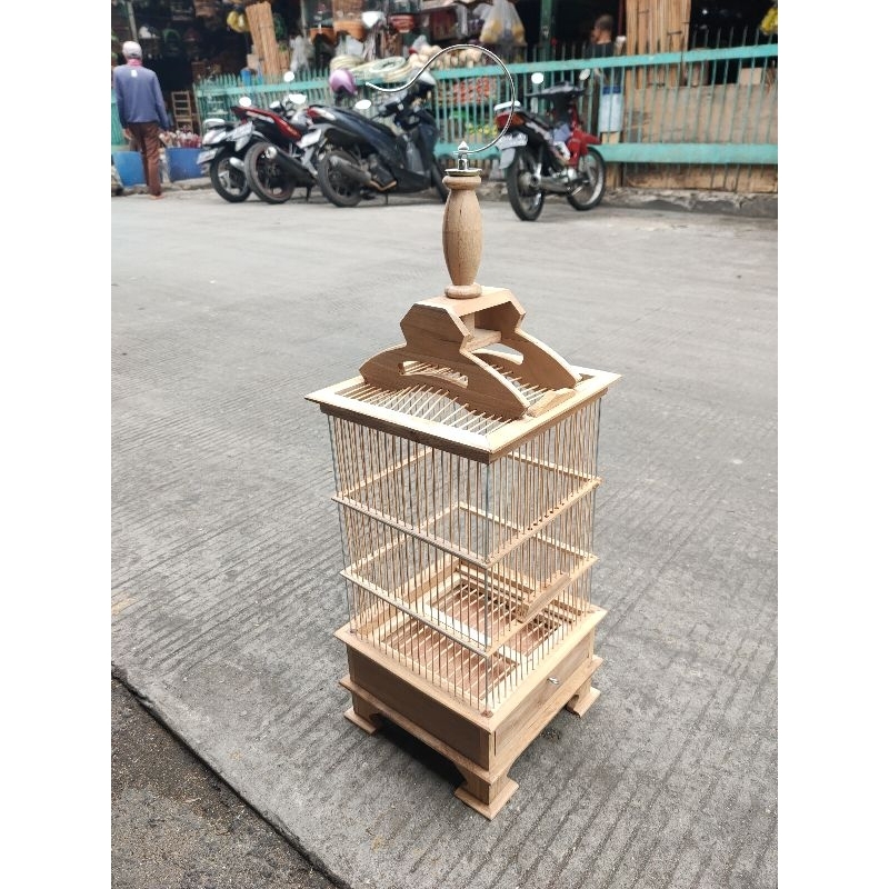 KANDANG SANGKAR PLECI KAYU PCMI MENTAH