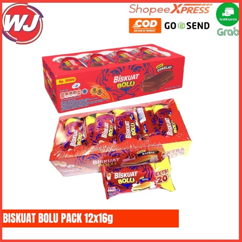 

BISKUAT BOLU PACK 12X16g