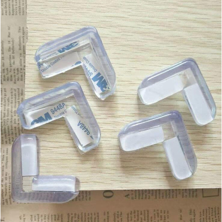 karet siku meja L karet anti bentur penahan siku meja kursi lemari bentuk L