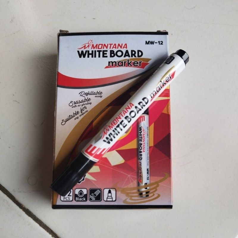 

Spidol Papan Tulis / White Board Merk Montana / GM Infinity isi 12 pcs Murah