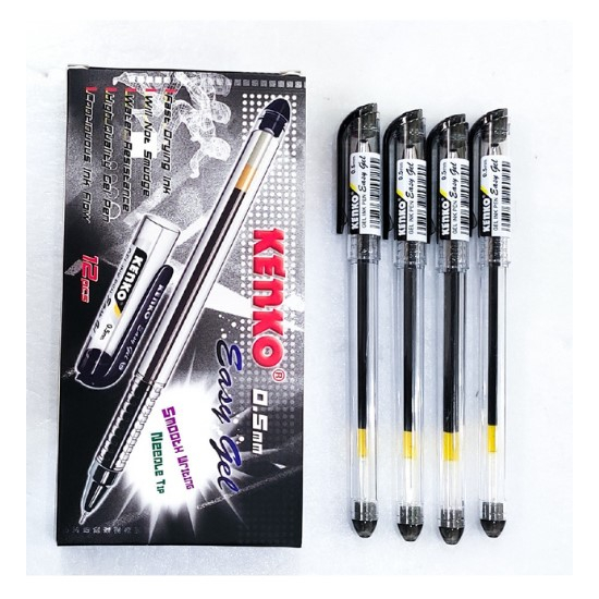 

Alat Tulis Pulpen Kenko Easy Gel 0.5 - Pen Tinta 0,5 - Pulpen Lancip Terbaik