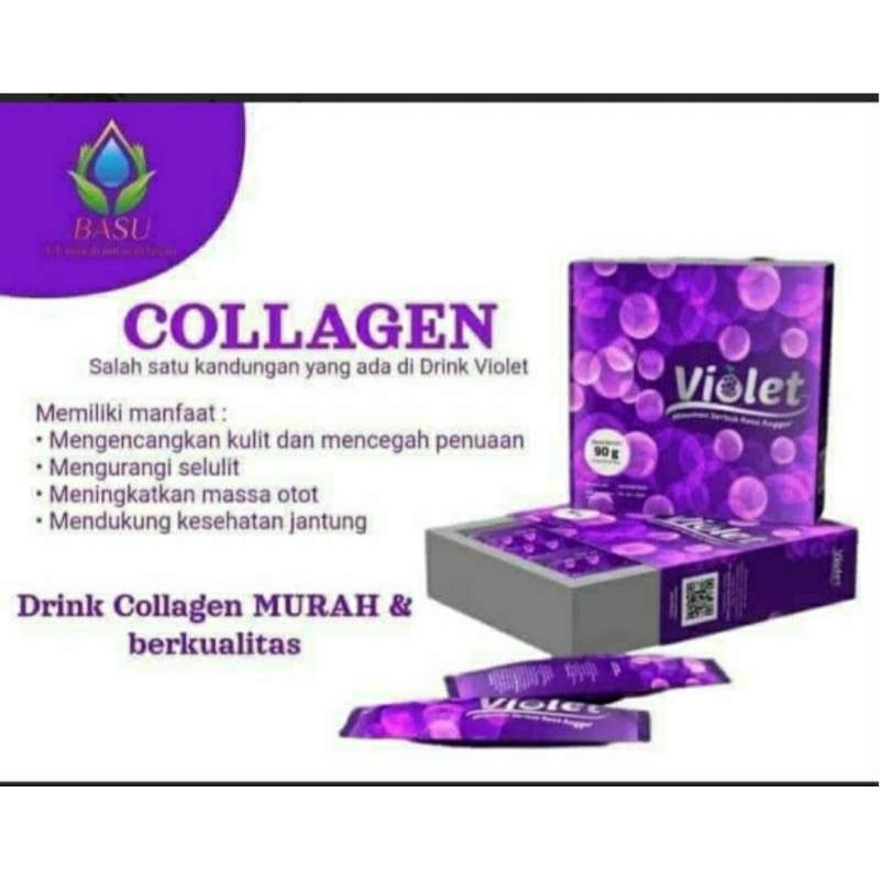 

Violet Collagen Drink Minuman Serbuk Anggur