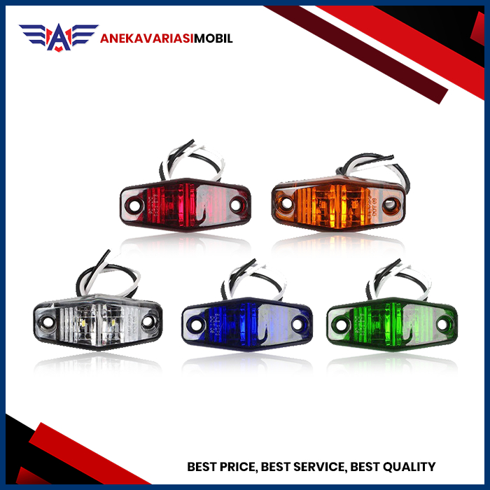 Lampu Samping Truk 24 Volt 1 Set Lampu Variasi Truk