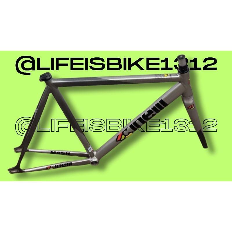 Cinelli mash track frameset fixed gear frame and forks Size 55