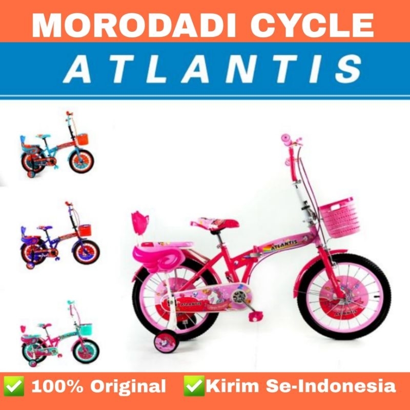 SEPEDA LIPAT ANAK 16 18 INCH ATLANTIS