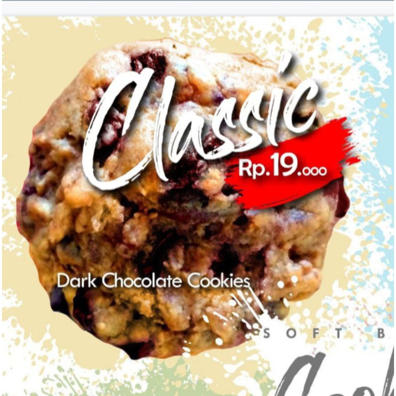 

soft cookies classic 1pc.