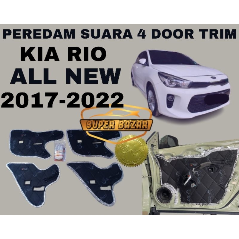KIA ALL NEW RIO  peredam suara pintu aksesoris mobil