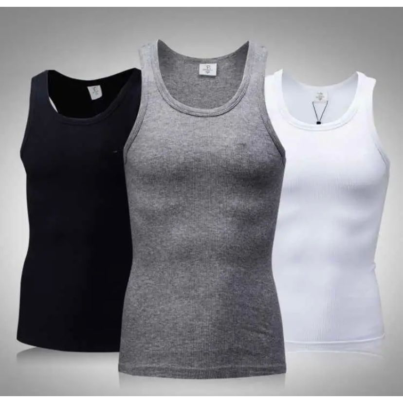 HEMAT PAKET 4 PCS/singlet pria adem/singlet pria cotton rib/kaos dalam dewasa singlet tanktop pria