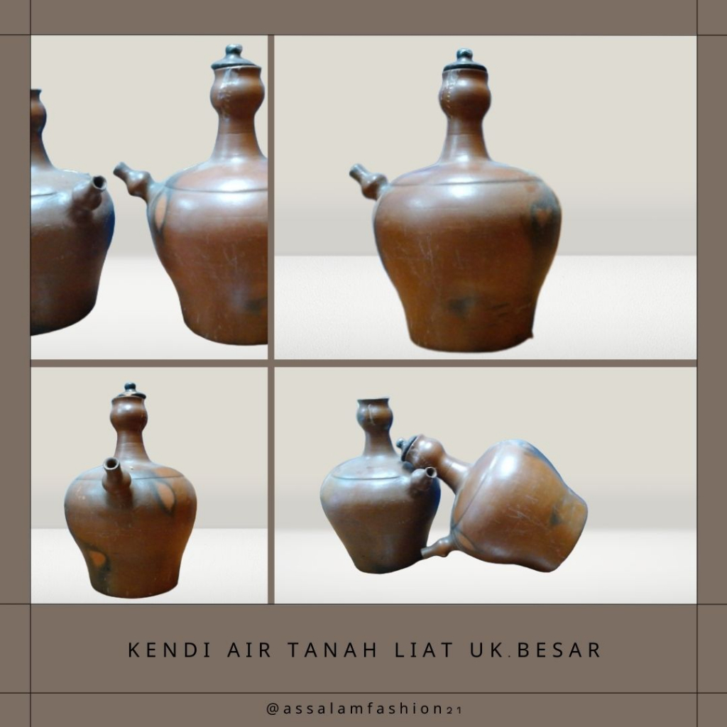 Kendi air tanah liat ukuran besar/2 liter