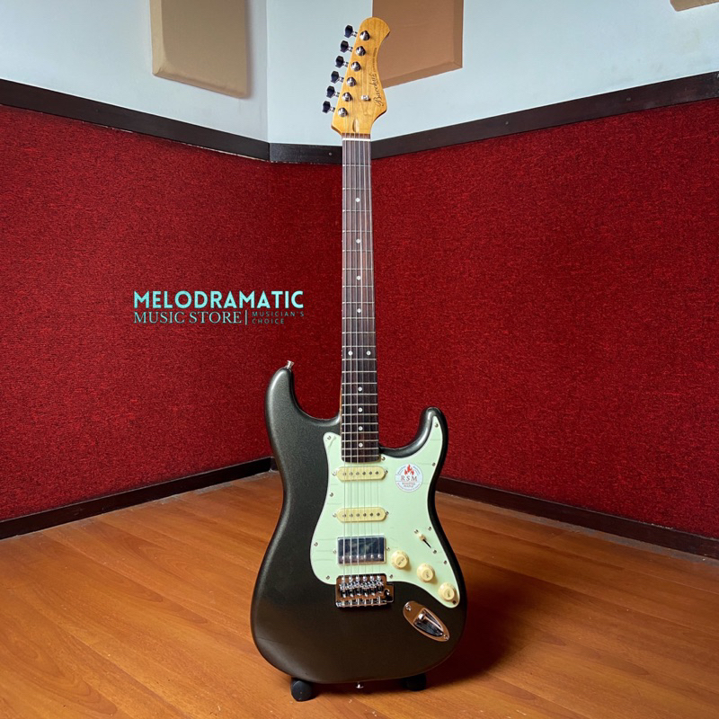 GITAR ELEC BACCHUS BST-2RSM/R METALLIC GREY
