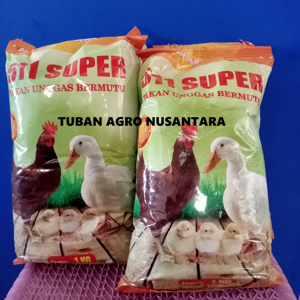 511 SUPER PAKAN UNGGAS BERMUTU (PAKAN AYAM DAN BEBEK PEDAGING)