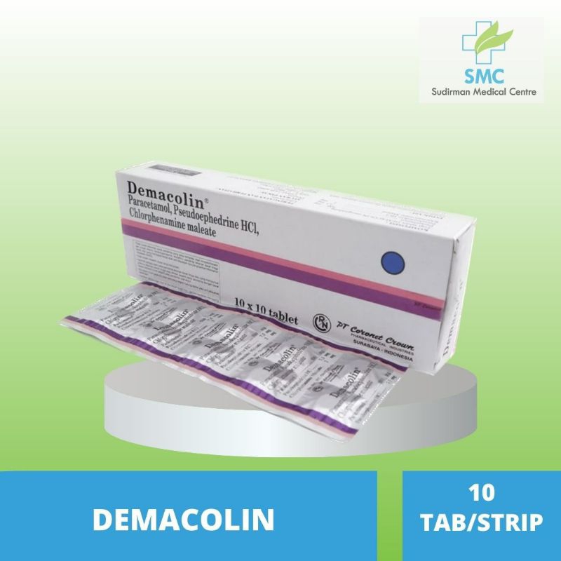 demacolin tablet obat flu