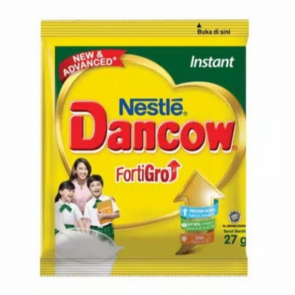 

DANCOW SUSU BUBUK INSTAN FORTIGRO FULL CREAM PUTIH 26 GRAM X 5 SACHET